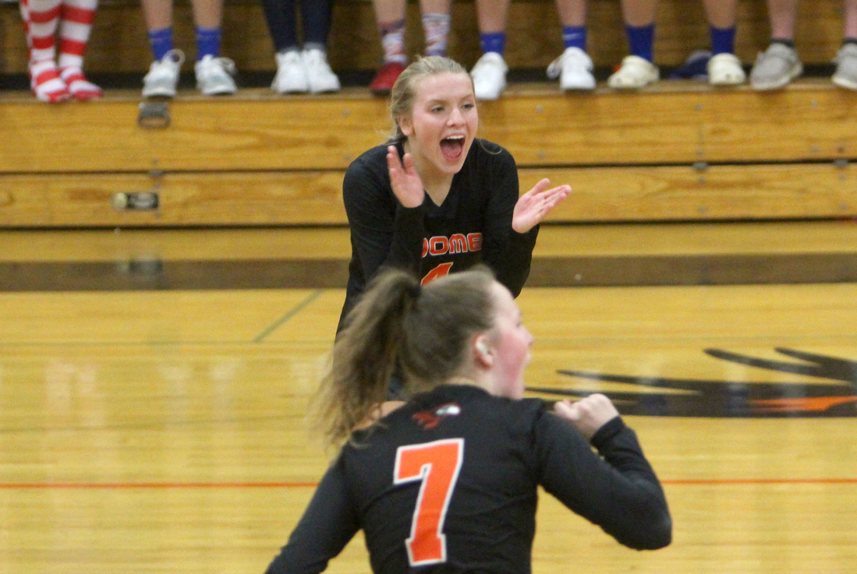 Colfax at Bloomer volleyball 10-8-19